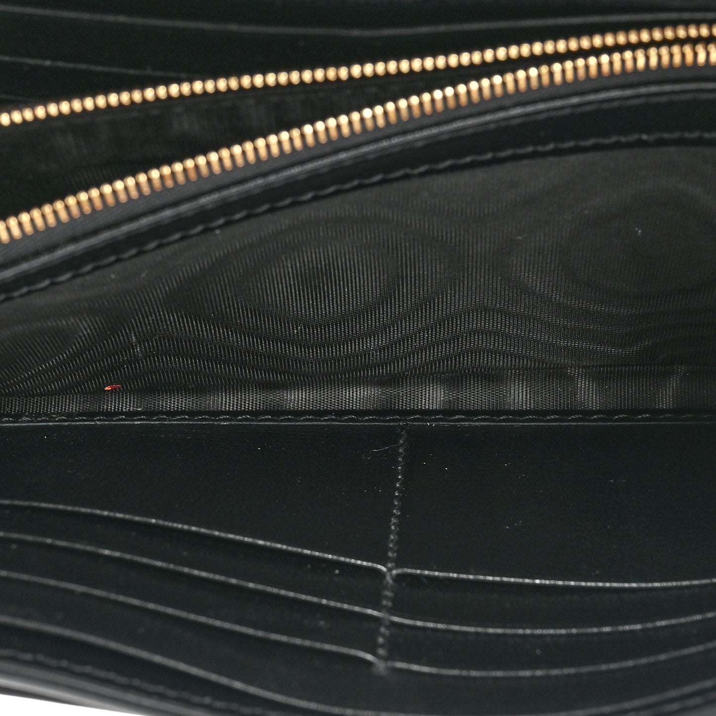 Azalea Calfskin GG Monogram Bi-Color Debossed Jackie 1961 Chain Wallet Mystic White Black