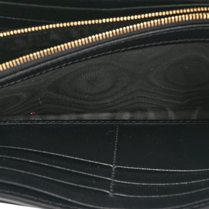 Gucci Azalea Calfskin GG Monogram Bi-Color Debossed Jackie 1961 Chain Wallet Mystic White Black 5 of 11