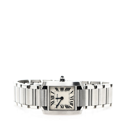 Cartier Stainless Steel 20mm Tank Francaise Quartz Watch 2 of 5