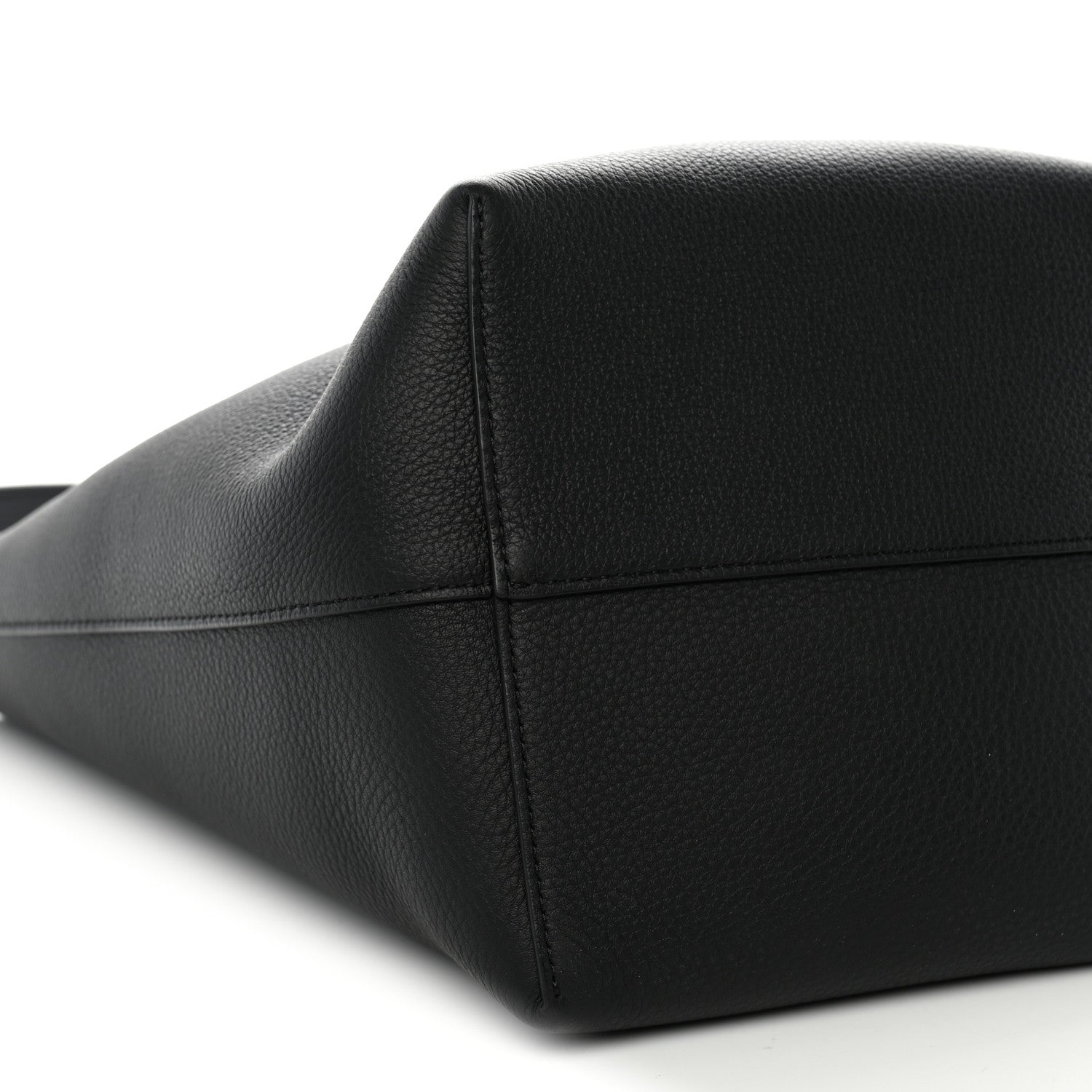 The Row Grained Calfskin Medium N/S Park Tote Black 9 of 10
