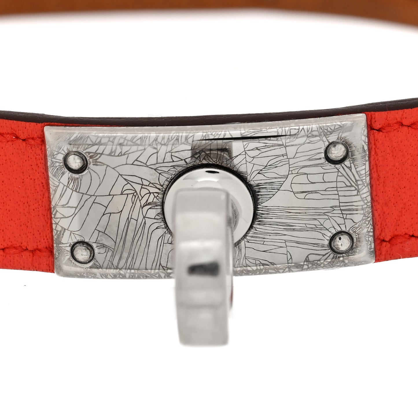 Epsom Kelly Double Tour Bracelet M Rose Jaipur