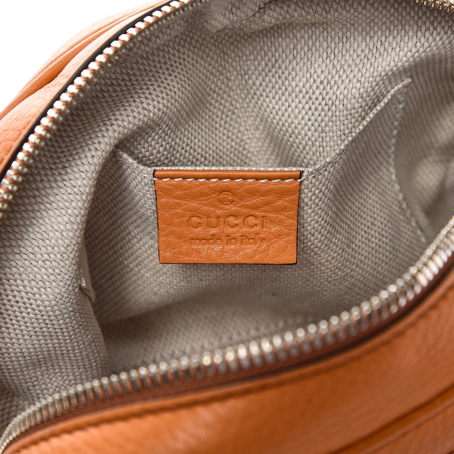 Gucci Pebbled Calfskin Small Soho Disco Bag Curcuma 6 of 9