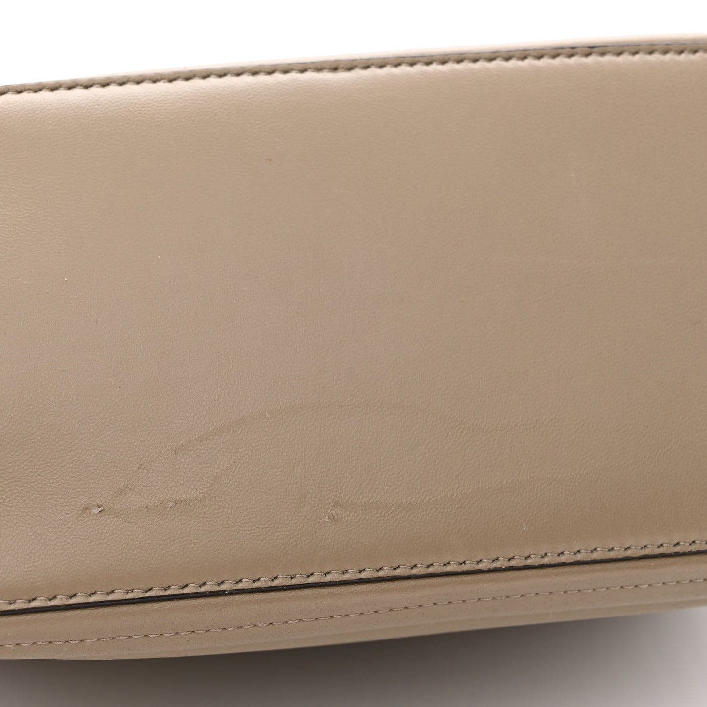 Shiny Nappa Trapuntata Small DotCom Click Chain Satchel