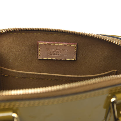Louis Vuitton Vernis Alma BB Vert Olive 6 of 10