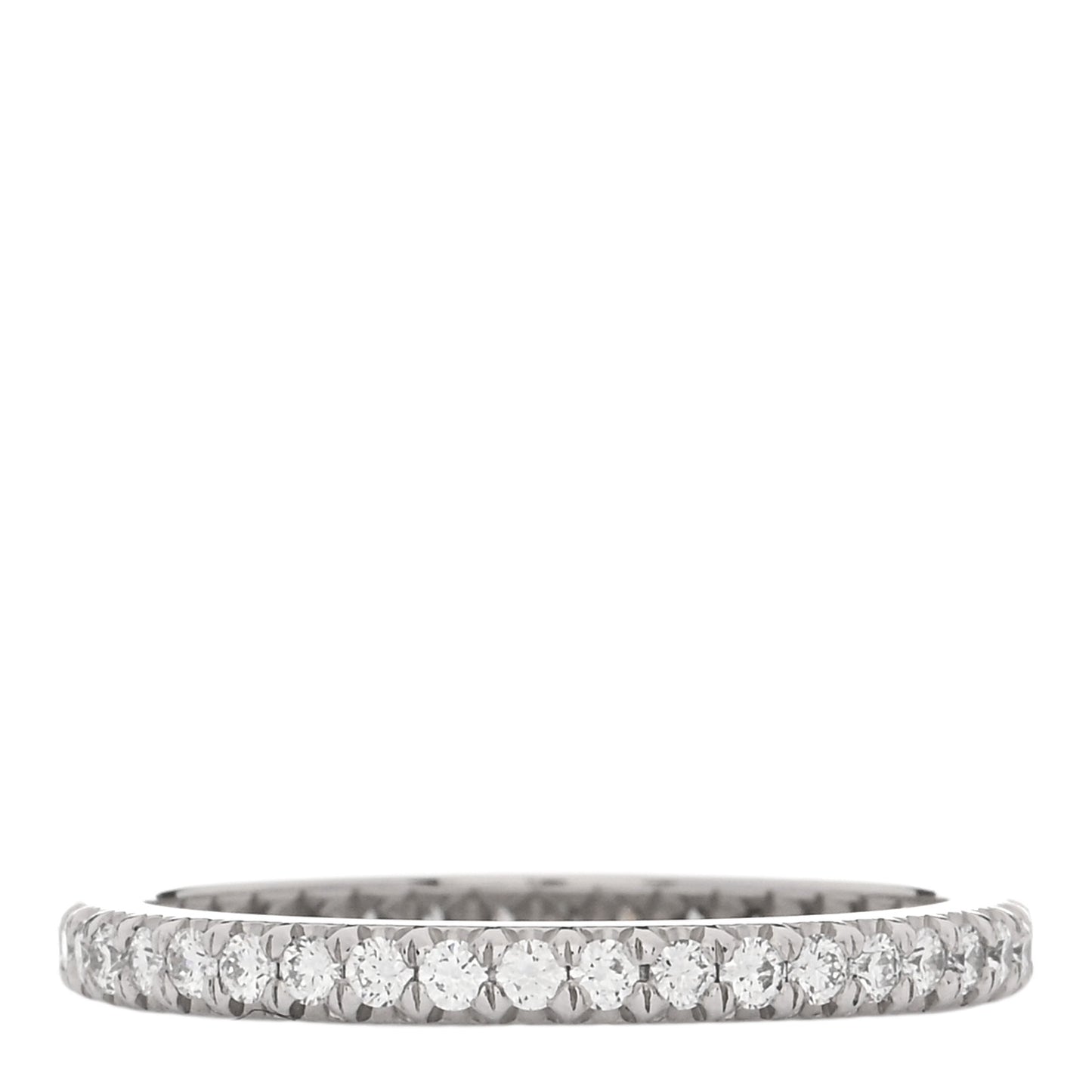 Platinum Diamond .33ctw Soleste Eternity Band Ring 49 5