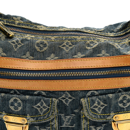 Louis Vuitton Monogram Denim Baggy PM Blue 7 of 9