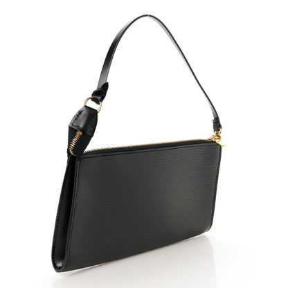 Louis Vuitton Epi Pochette Accessories 21 Black 3 of 11