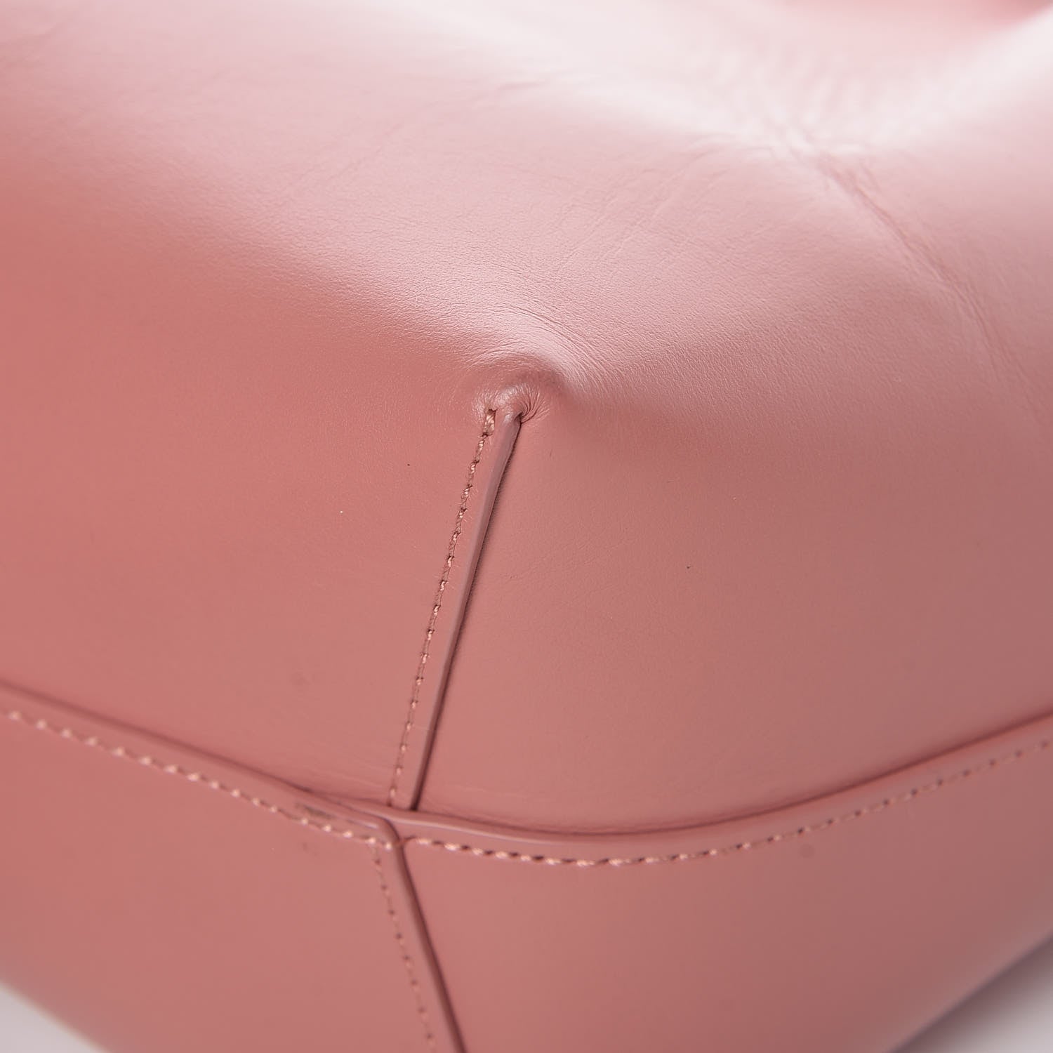 Mansur Gavriel Calfskin Mini Bucket Bag Blush 12 of 13