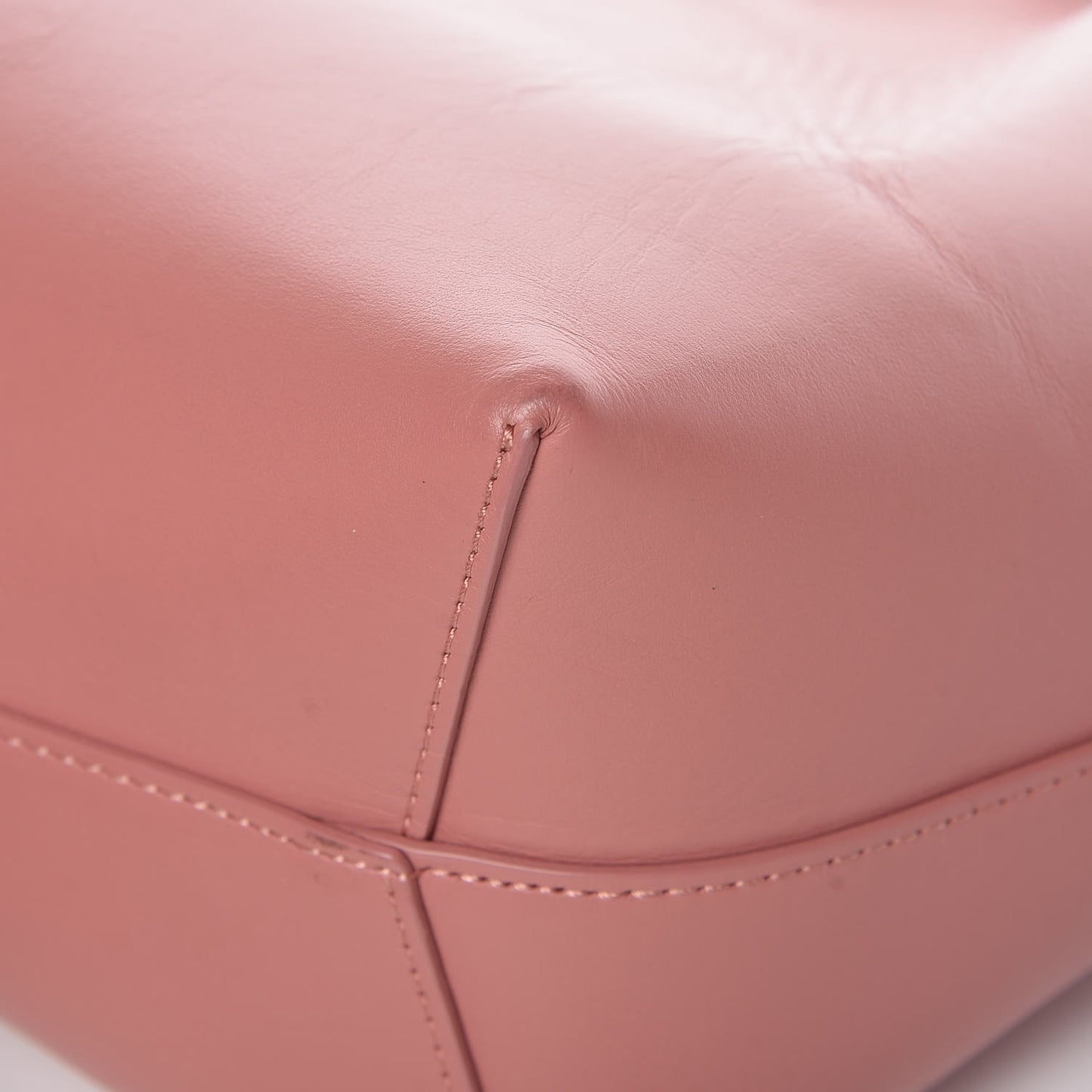 Calfskin Mini Bucket Bag Blush