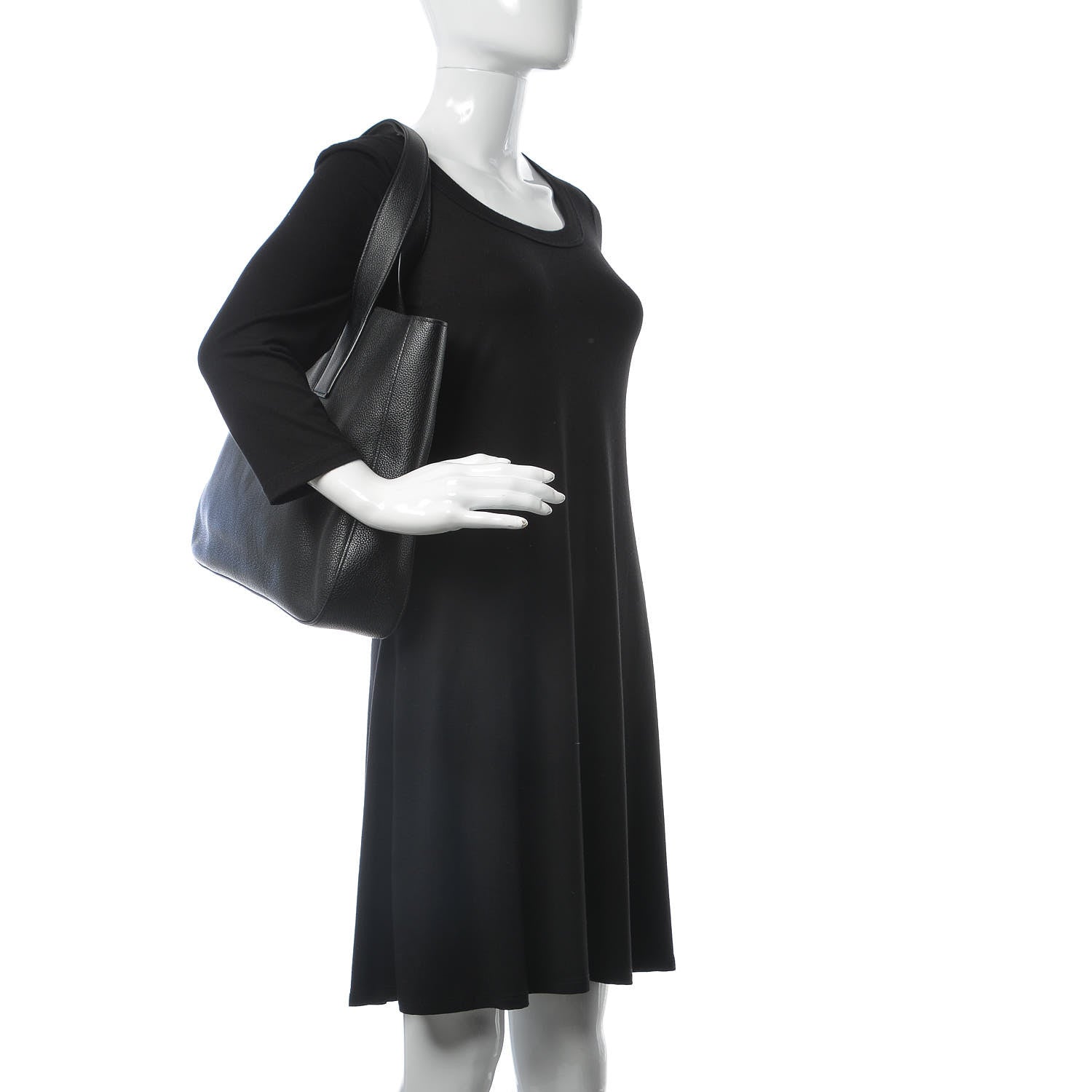 Prada Vitello Daino Tote Black 2 of 11