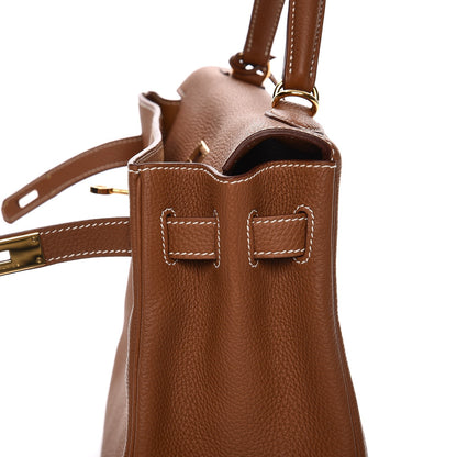 Hermes Togo Kelly Retourne 32 Gold 19 of 36