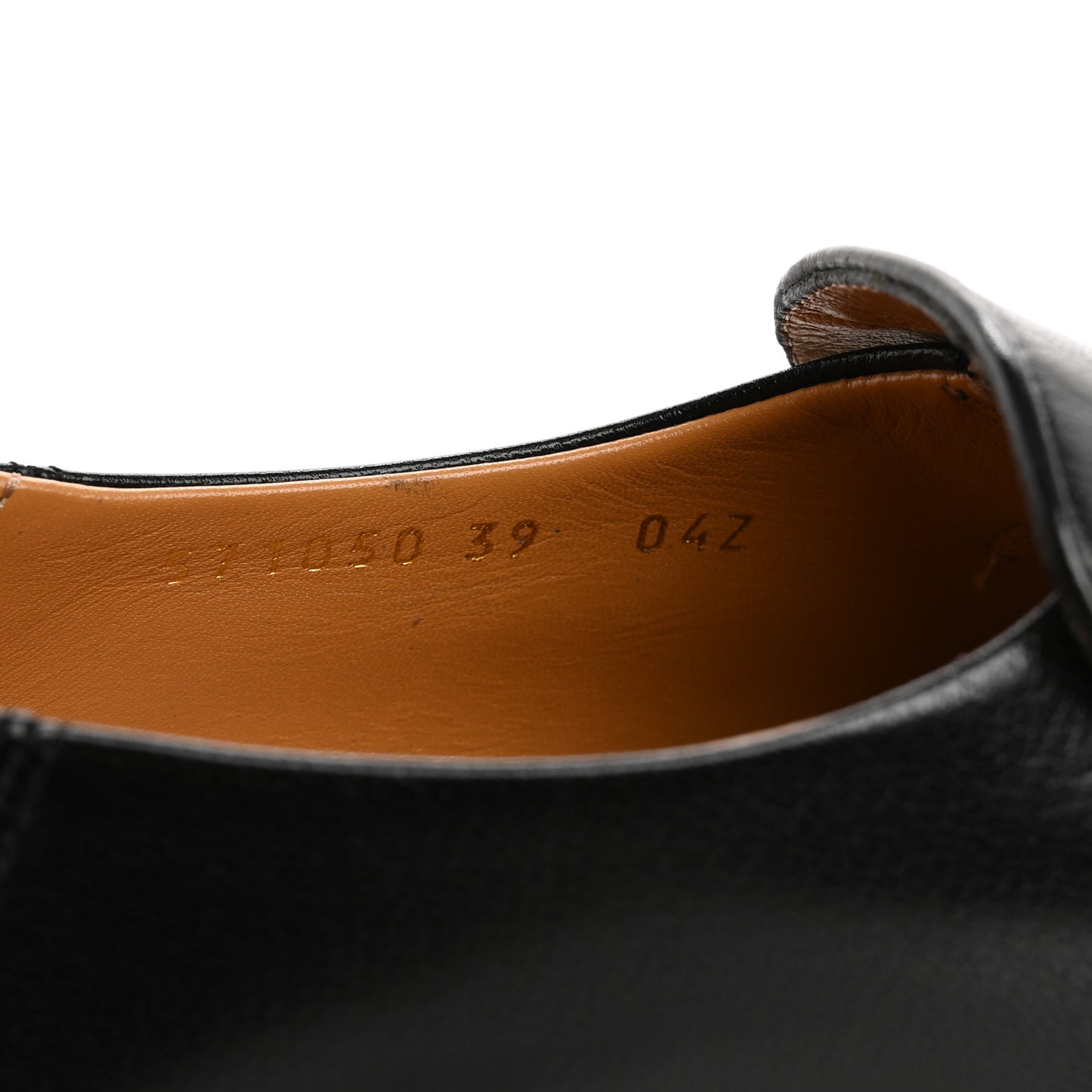 Goatskin Womens Horsebit Mid-Heel Loafers 39 Black