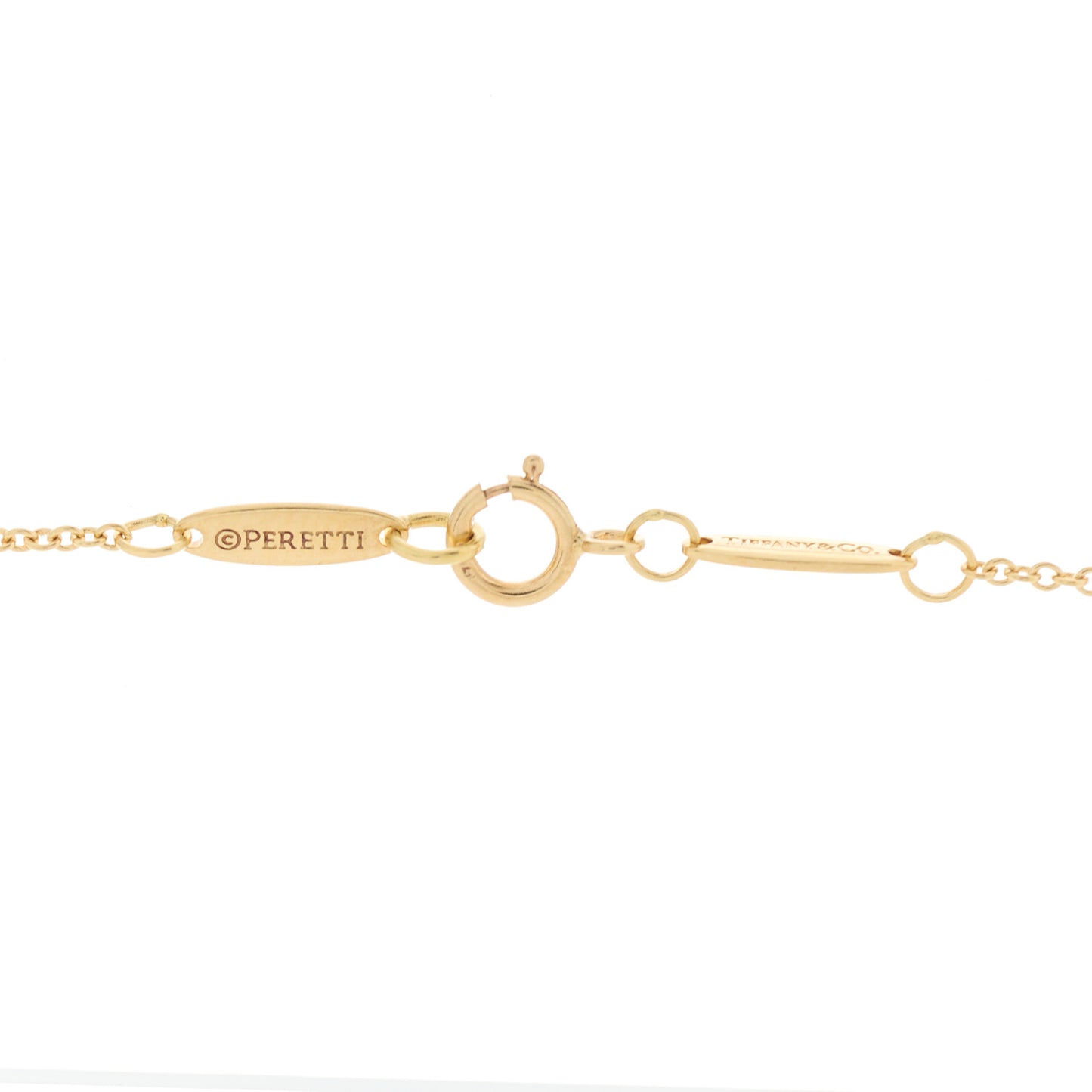 18K Yellow Gold Elsa Peretti Bottle Jug Pendant Necklace