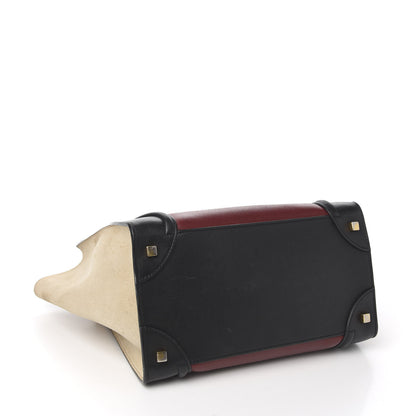 Celine Smooth Calfskin Suede Mini Tri-Color Luggage Rust 3 of 12
