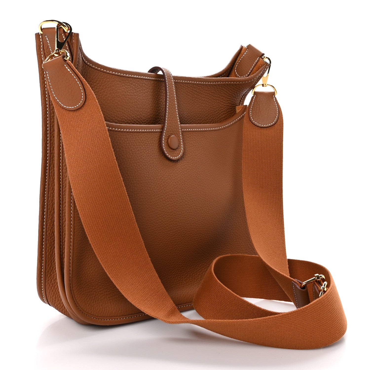 Hermes Taurillon Clemence Evelyne III PM Gold 3 of 11