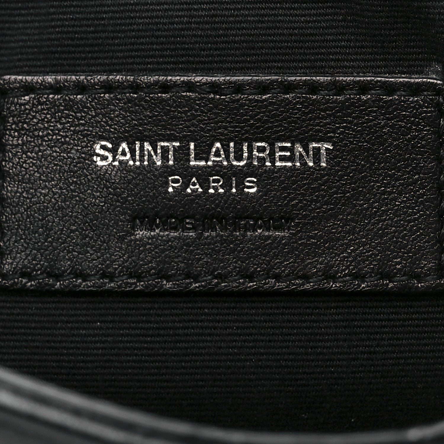 Saint Laurent Calfskin Y Quilted Monogram Loulou Flap Bag Black 7 of 14