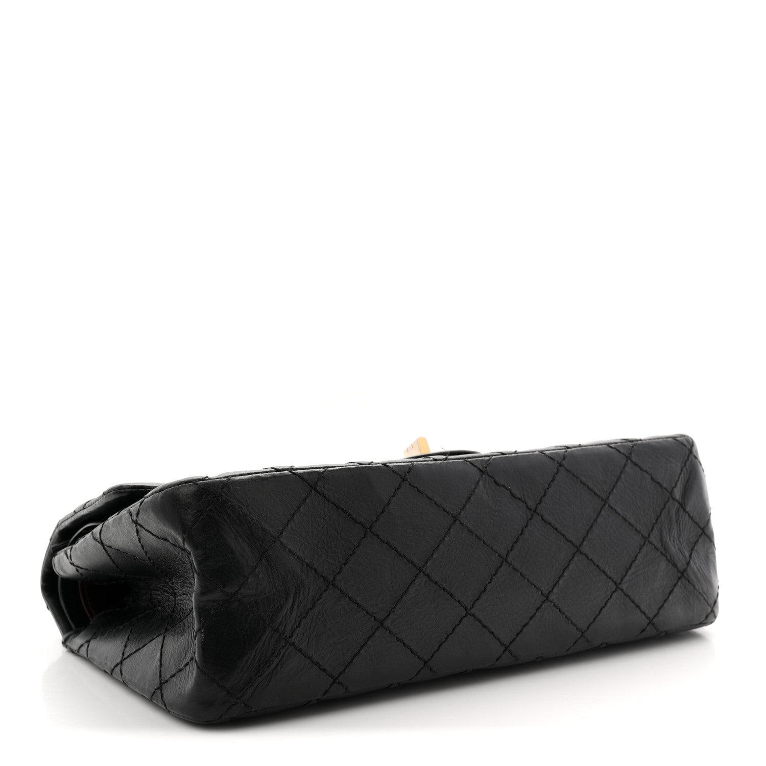 Chanel Aged Calfskin Quilted 2.55 Reissue 225 Flap Black 4 of 13