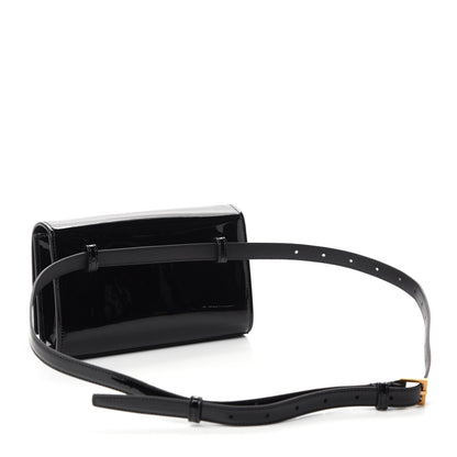 Saint Laurent Patent Monogram Kate Belt Bag Black 3 of 9