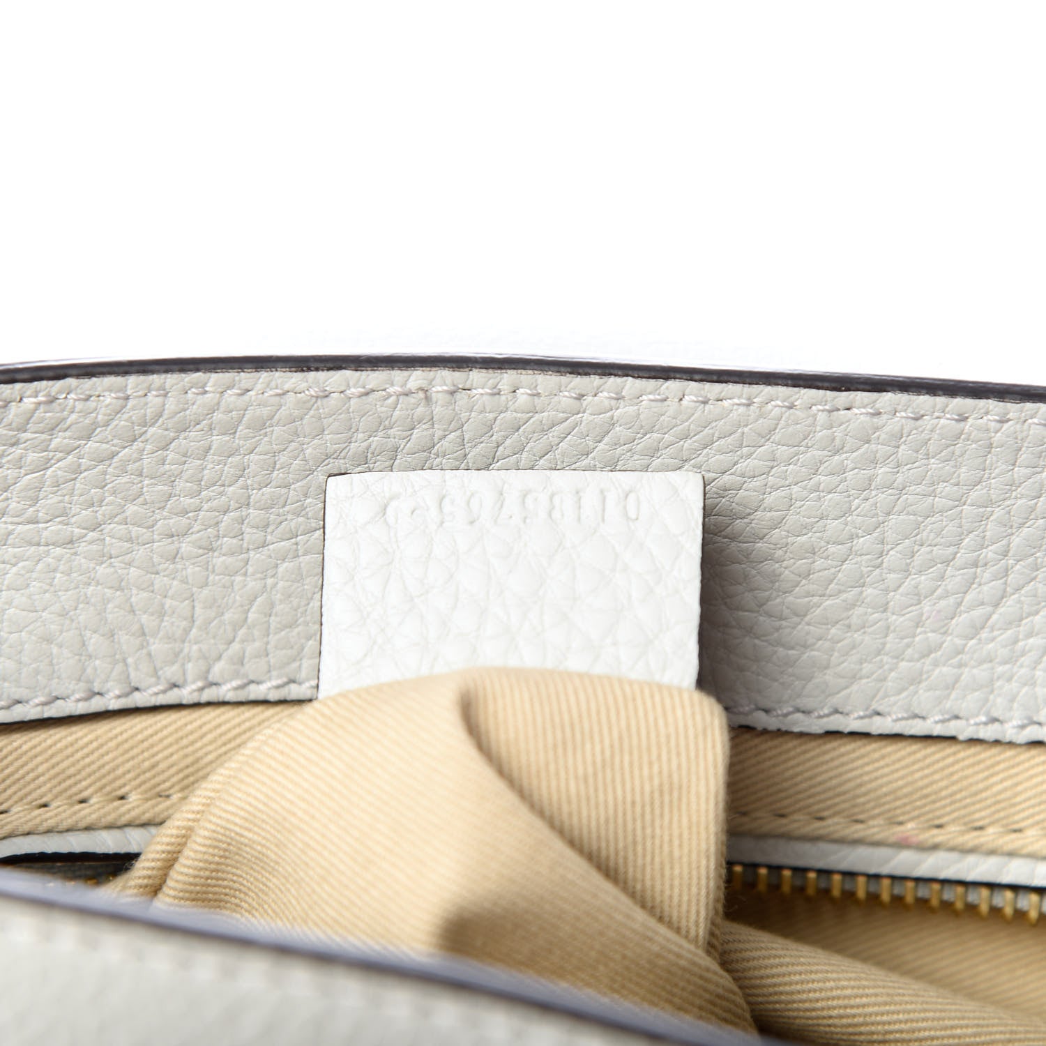 Chloe Suede Calfskin Small Faye Backpack Airy Grey 8 of 8
