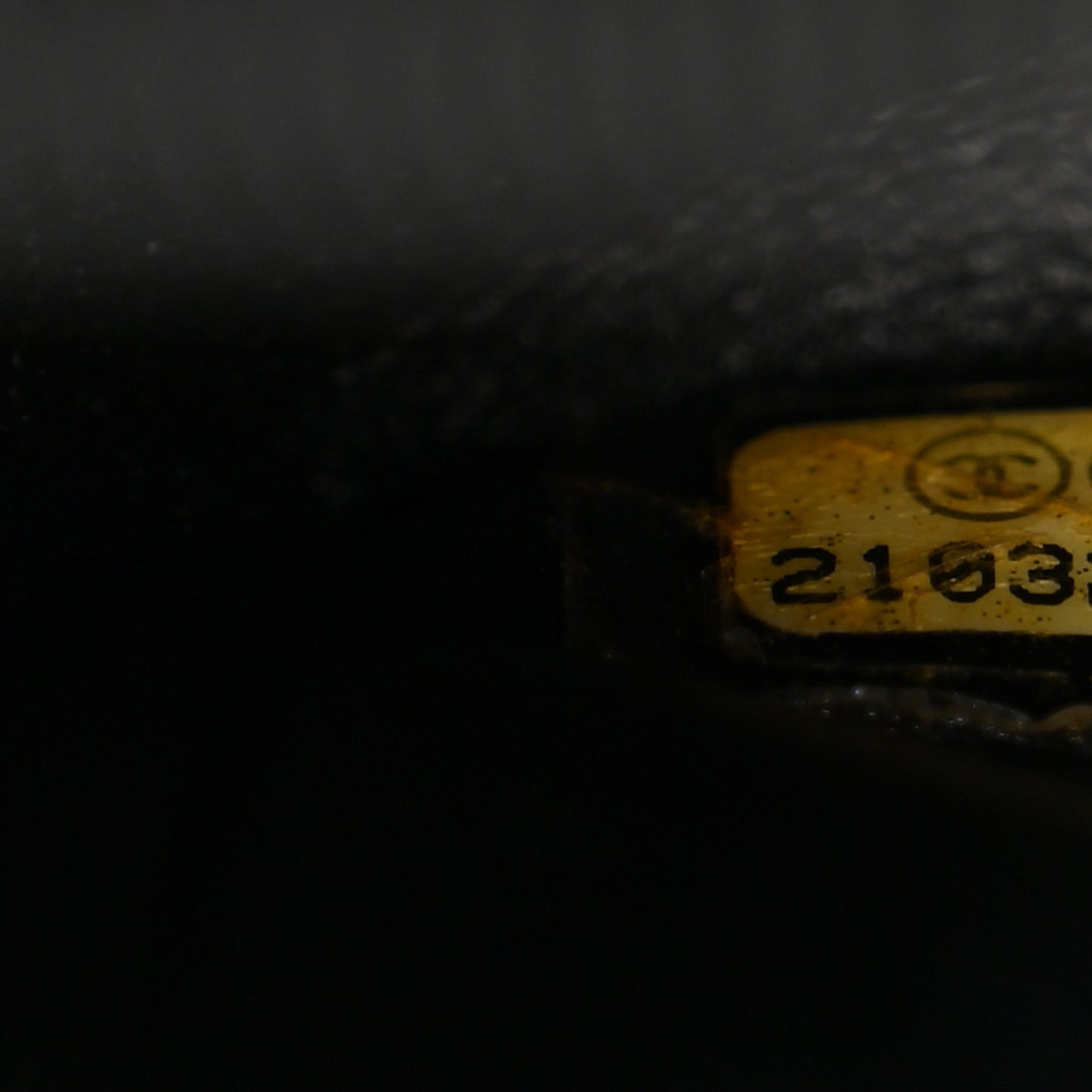 Patent Calfskin Chevron Quilted Mini Rectangular Flap Black