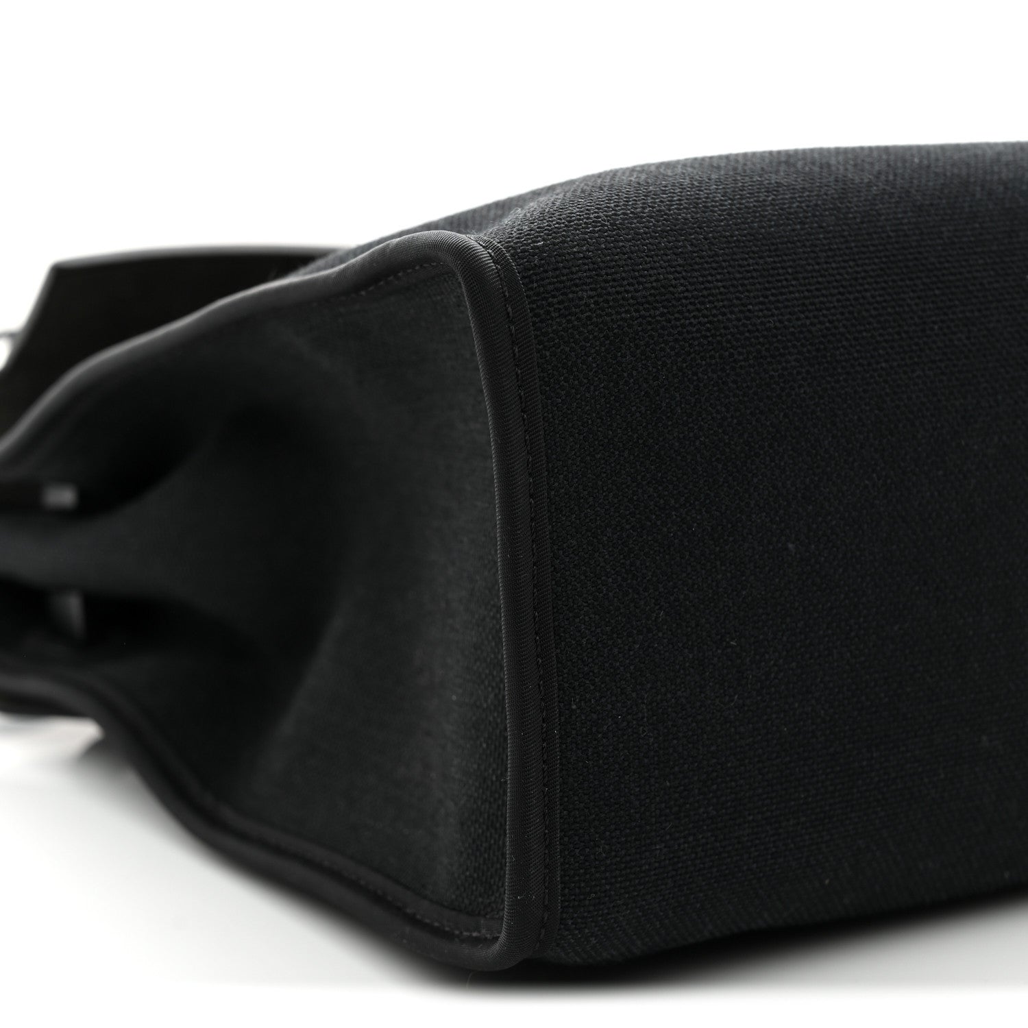 Hermes Military Toile Vache Hunter Herbag Zip PM 31 Black 10 of 12