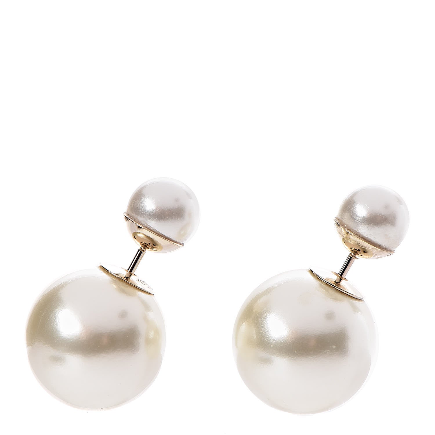 Christian Dior Pearl Mise En Dior Tribal Earrings 1 of 4