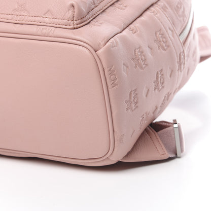 MCM Calfskin Ottomar Monogram Small Backpack Pink 9 of 9