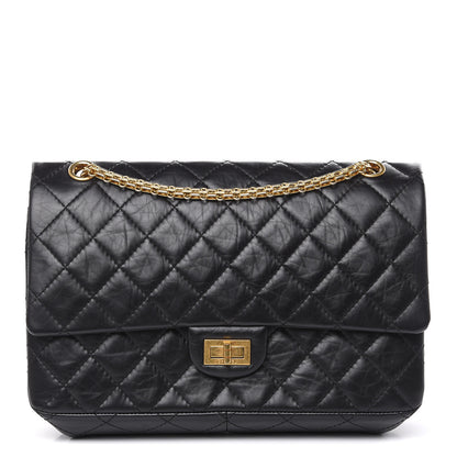 Chanel Aged Calfskin Quilted 2.55 Reissue 226 Flap Black 1 of 9