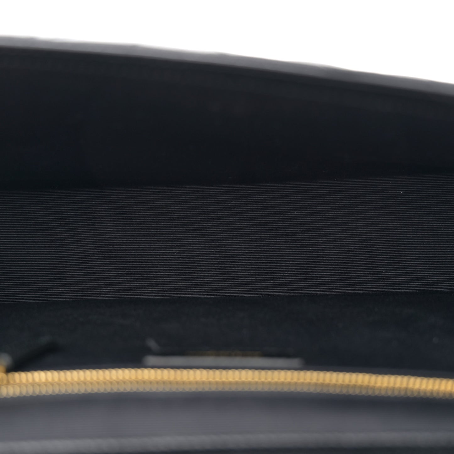 Grain De Poudre Matelasse Chevron Large Monogram Satchel Black