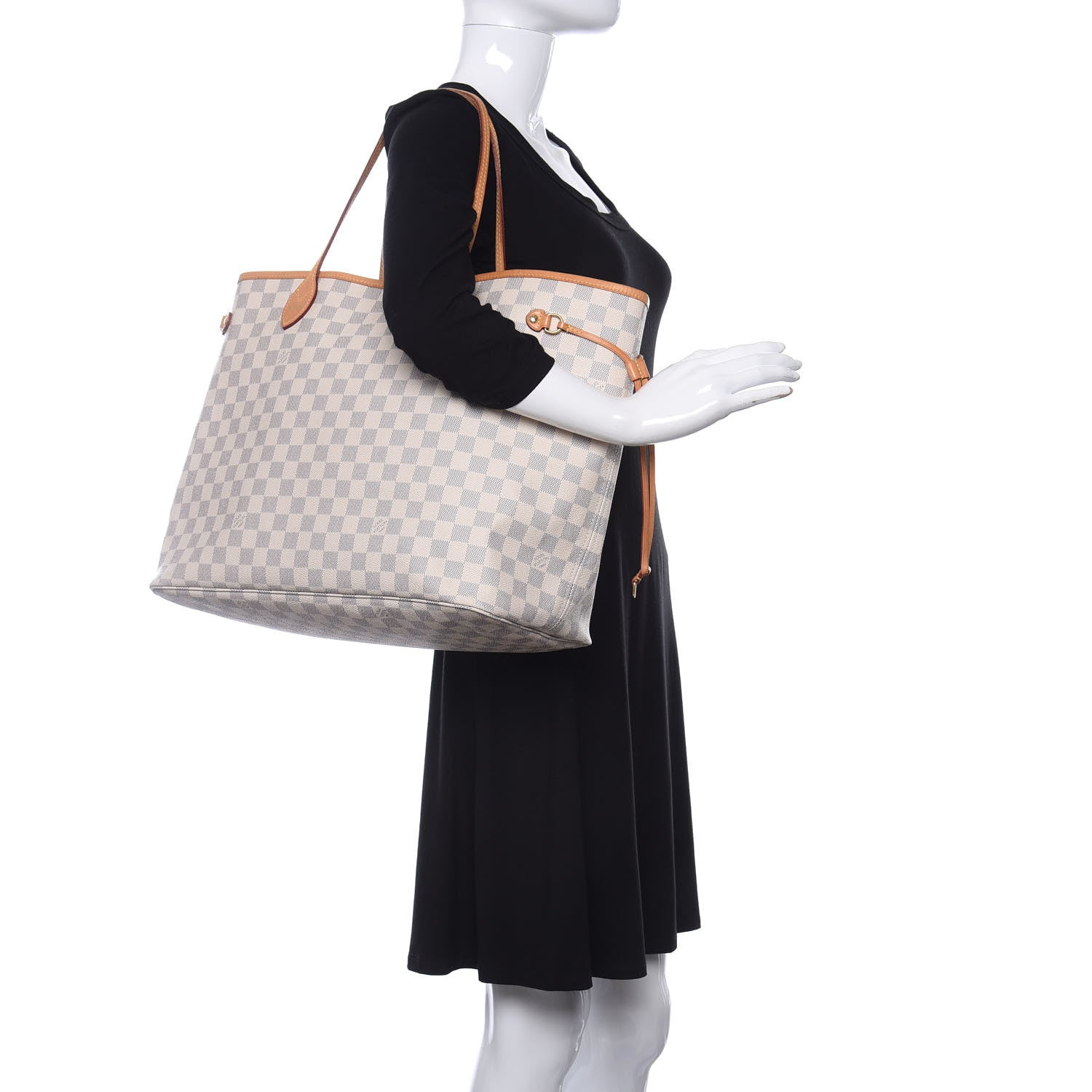 Louis Vuitton Damier Azur Neo Neverfull GM Rose Ballerine 2 of 12