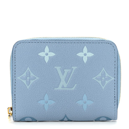 Louis Vuitton Empreinte Monogram Giant By The Pool Zippy Coin Purse Summer Blue 1 of 8