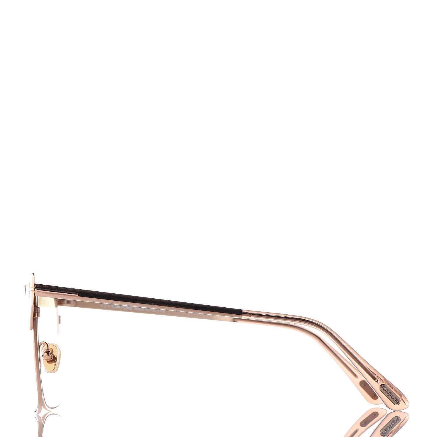 Tom Ford Gold Plated West Sunglasses TF706 Rose Gold 3 of 9