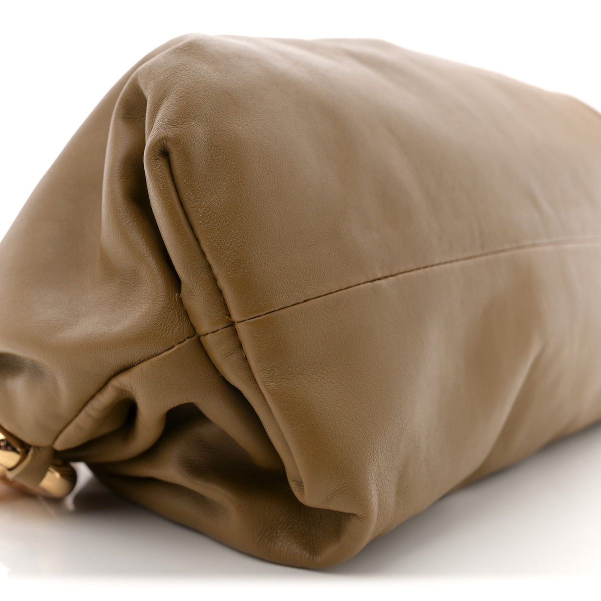 Bottega Veneta Calfskin The Pouch Chain Cammello 9 of 10
