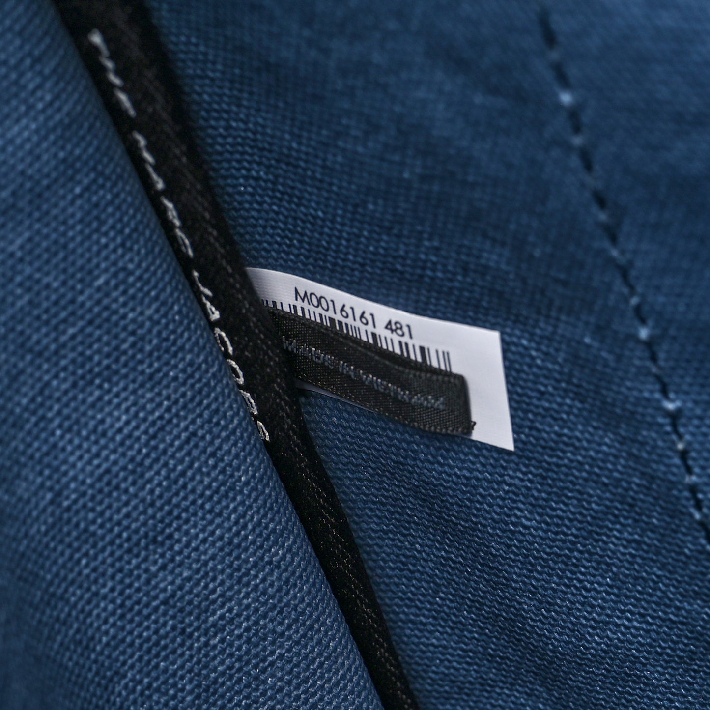 Cotton Canvas The Traveler Tote Bag Blue Shadow