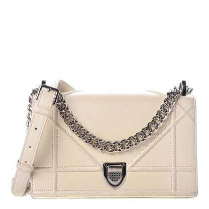 Christian Dior Calfskin Small Diorama Flap Bag Off White 1 of 15
