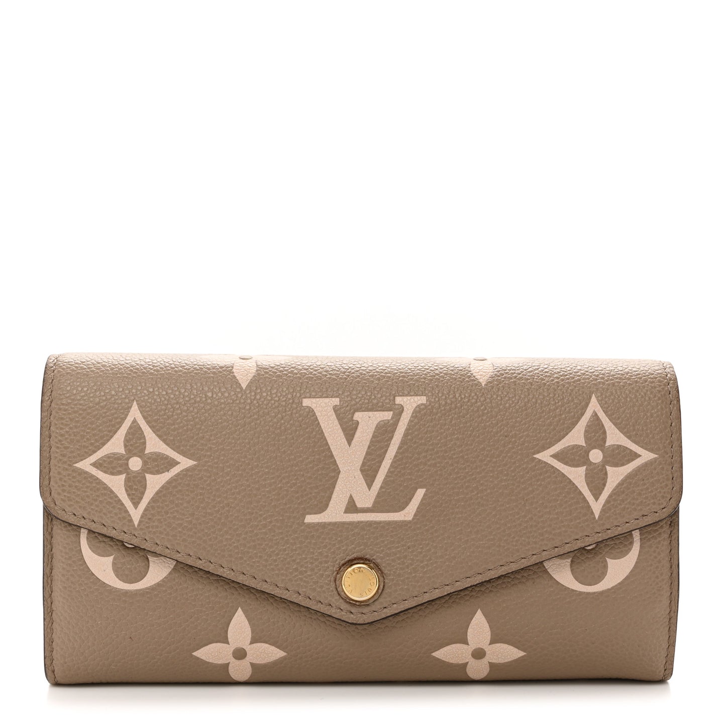 Empreinte Monogram Giant Sarah Wallet Tourterelle Creme