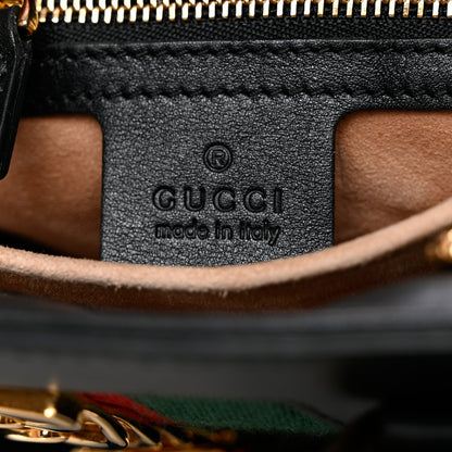 Gucci Calfskin Medium Sylvie Top Handle Tote Black 6 of 12