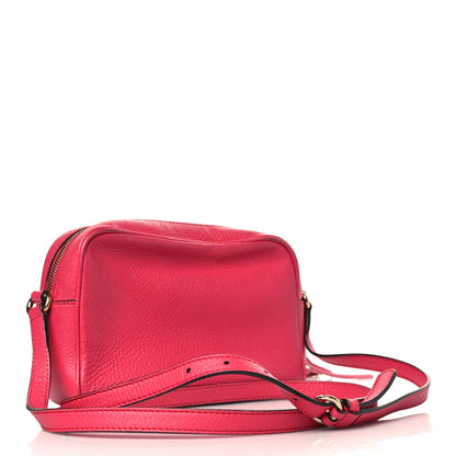 Gucci Pebbled Calfskin Small Soho Disco Bag Fuchsia 3 of 12