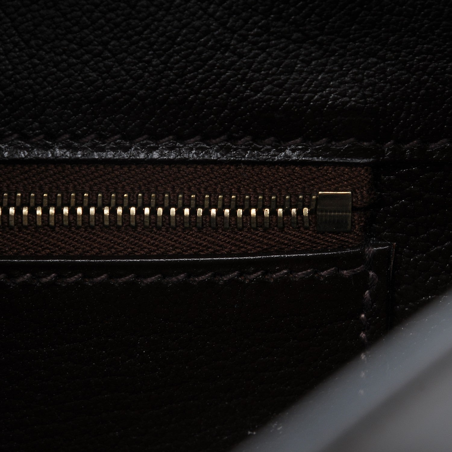 Hermes Box Vibrato Birkin 35 Chocolate 24 of 24