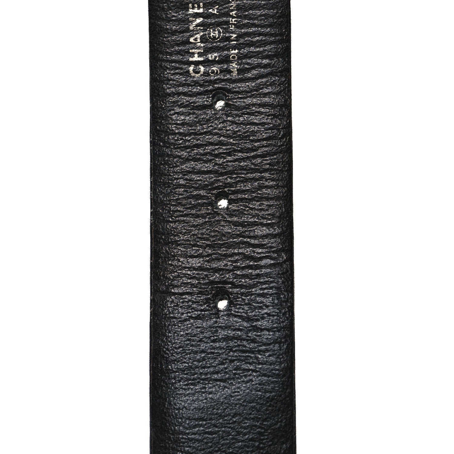 Chanel Lambskin Chain Belt 70 28 Black Gold 4 of 6