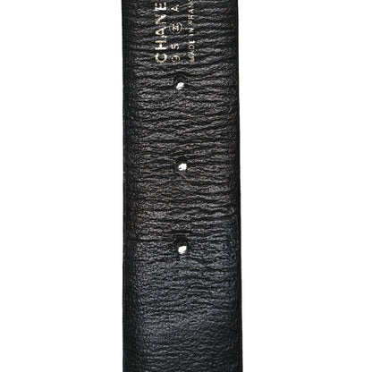 Chanel Lambskin Chain Belt 70 28 Black Gold 4 of 6