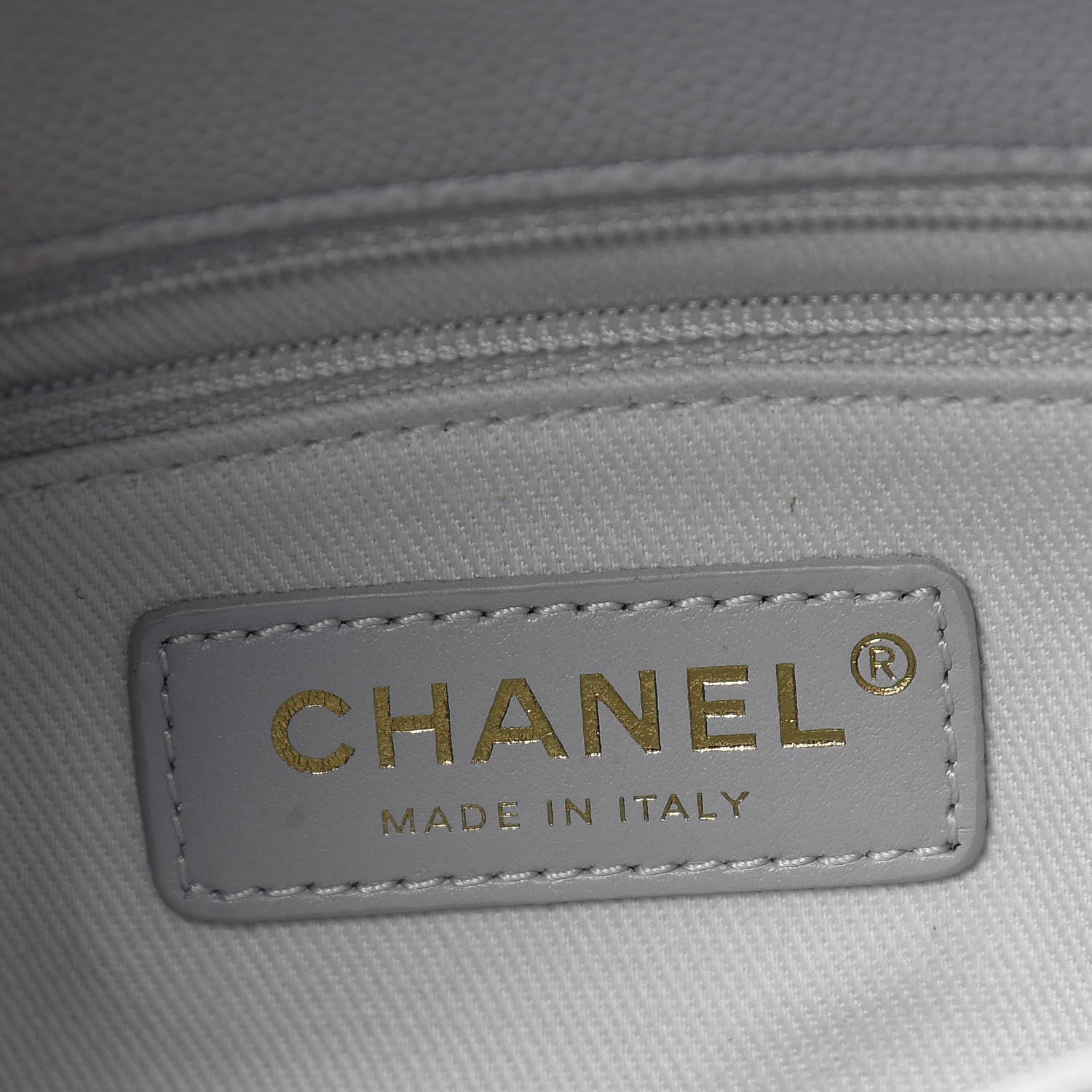 Chanel Caviar Quilted Mini Coco Handle Flap Light Grey 6 of 10
