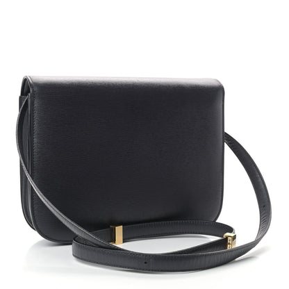 Celine Liege Calfskin Medium Classic Box Flap Bag Black 3 of 9