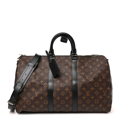 Louis Vuitton Monogram Macassar Keepall Bandouliere 45 1 of 9