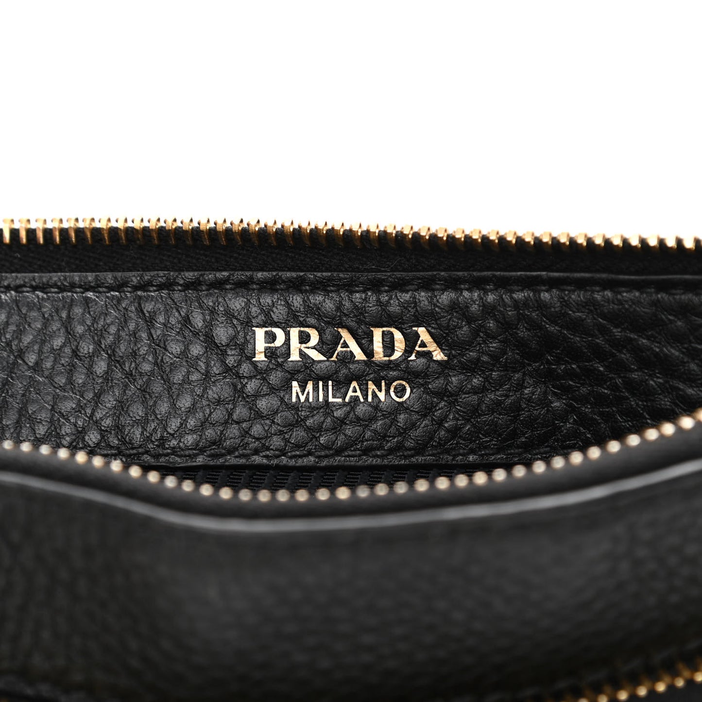 Vitello Daino Small Belt Bag Black