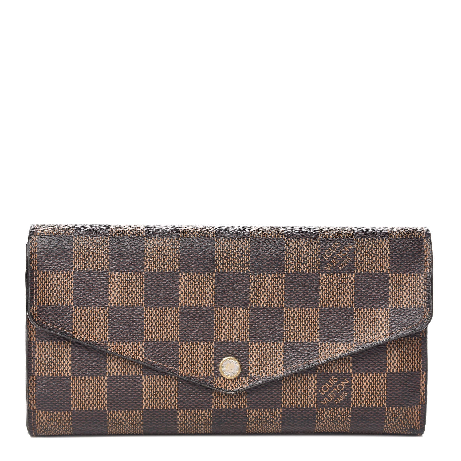 Louis Vuitton Damier Ebene Sarah Wallet NM 1 of 7