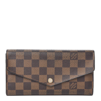 Louis Vuitton Damier Ebene Sarah Wallet NM 1 of 7