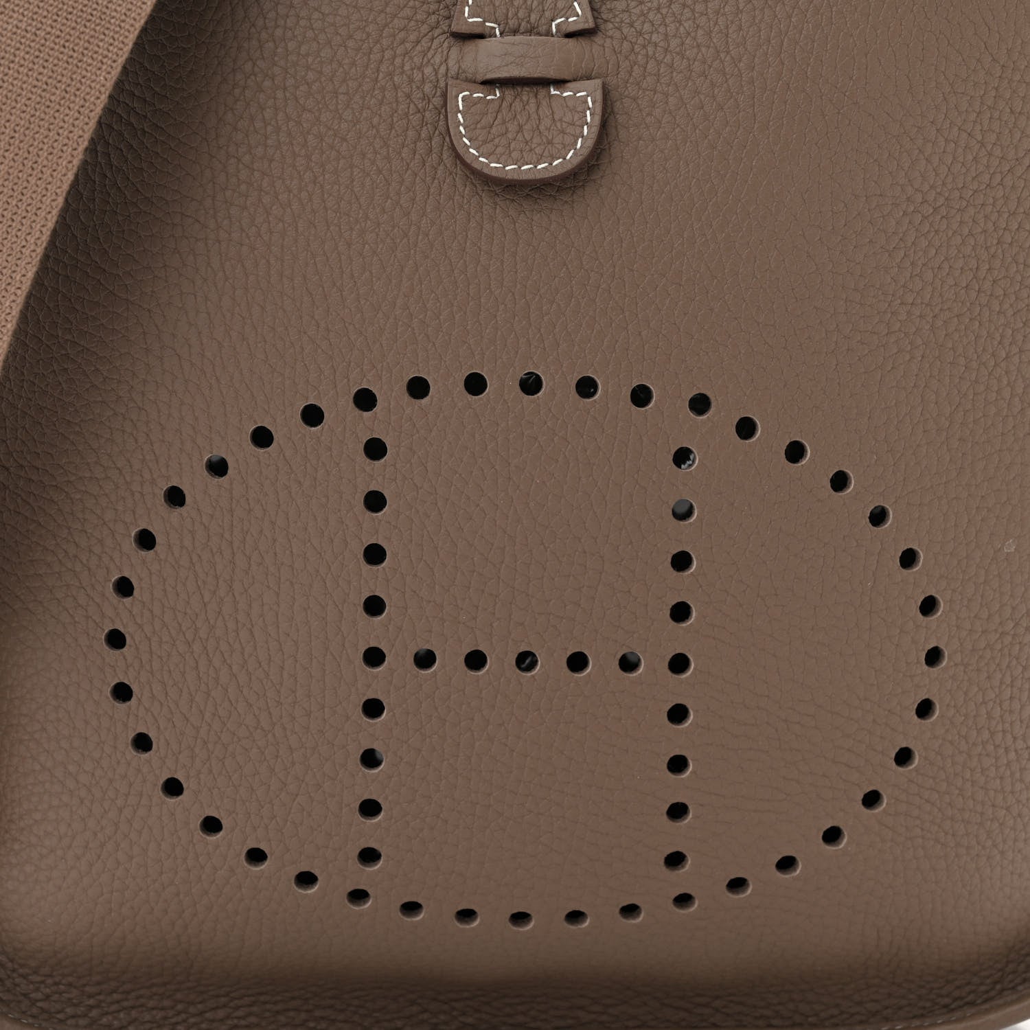 Hermes Taurillon Clemence Evelyne III PM Etoupe 8 of 12