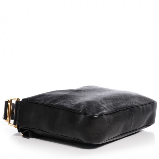 Sheepskin Vanessa Chain Shoulder Bag Black