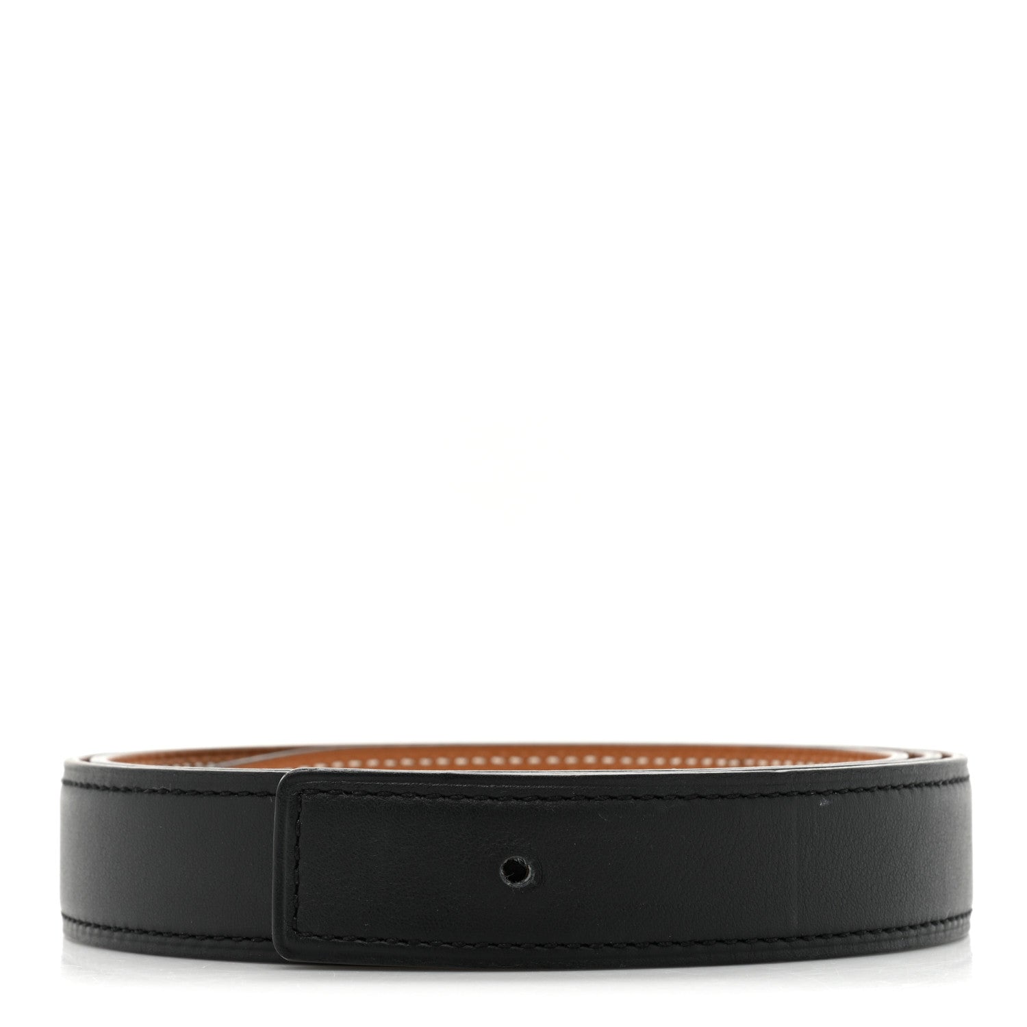 Hermes Swift Epsom 24mm Belt Strap 85 34 Black Gold 1 of 5